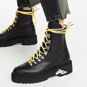 Off-White c/o Virgil Abloh hiking/combat boots 37